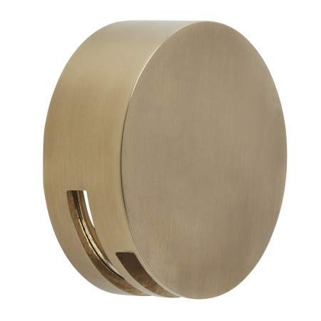 Tavistock Brushed Brass Round Overflow Bath Filler