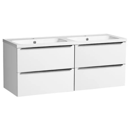 CA600W.WX2/CA1200IS Tavistock Cadence 1200mm Wall Mounted Vanity Unit in Gloss White