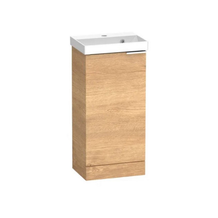 Tavistock Cadence 400mm Cloakroom Vanity Unit and Basin in Danish Oak