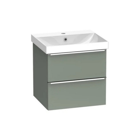 Tavistock Cadence 500mm Wall Hung Vanity Unit and Basin in Laurel Green