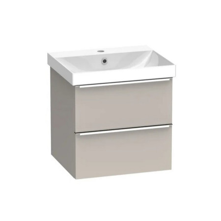 Tavistock Cadence 500mm Wall Hung Vanity Unit and Basin in Matt Flax