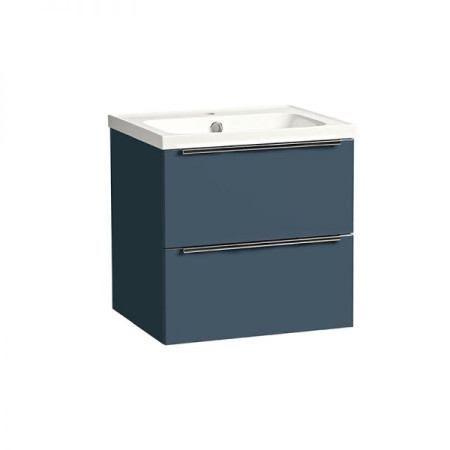 CA500W.OB/CA500IS Tavistock Cadence 500mm Wall Mounted Unit in Oxford Blue with Basin (1)