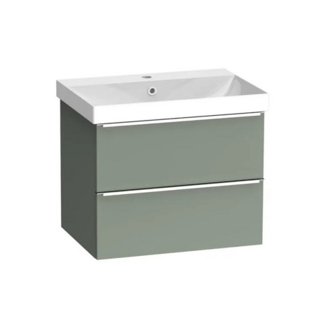Tavistock Cadence 600mm Wall Hung Vanity Unit and Basin in Laurel Green