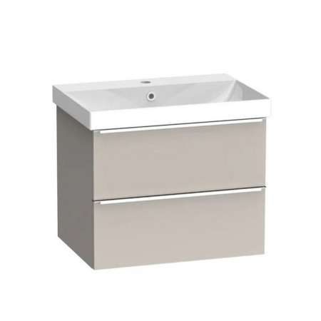Tavistock Cadence 600mm Wall Hung Vanity Unit and Basin in Matt Flax