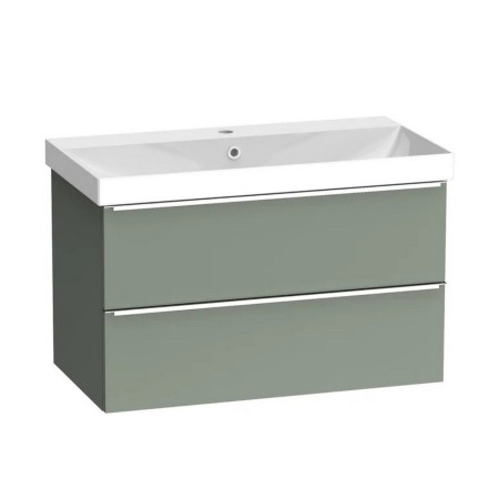 Tavistock Cadence 800mm Wall Hung Vanity Unit and Basin in Laurel Green