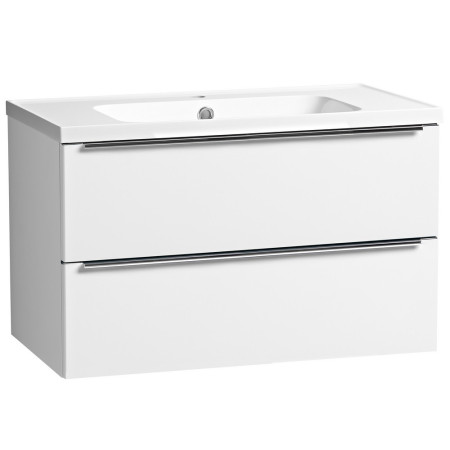 Tavistock Cadence 800mm Wall Mounted Unit in Gloss White with Basin