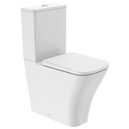 Tavistock Cadence Square Fully Enclosed Comfort Height Close Coupled WC and Seat