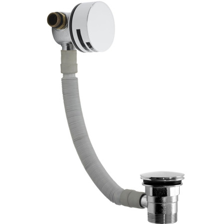 SVACS02 Tavistock Chrome Round Overflow Bath Filler (2)