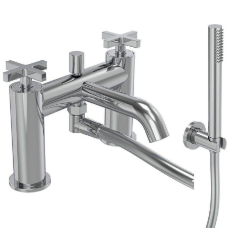Tavistock Cohort Cross Chrome Bath Shower Mixer