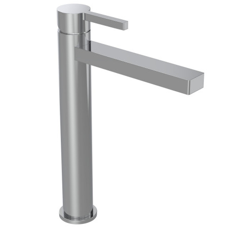 Tavistock Cohort Cross Chrome Tall Basin Mixer with Waste