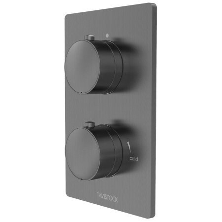 Tavistock Cohort Gunmetal Concealed Shower Valve