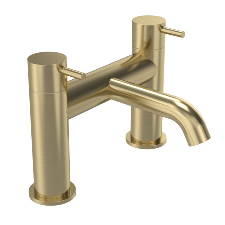 Tavistock Cohort Lever Brushed Brass Bath Filler