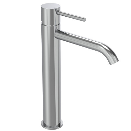 Tavistock Cohort Lever Chrome Tall Basin Mixer with Waste