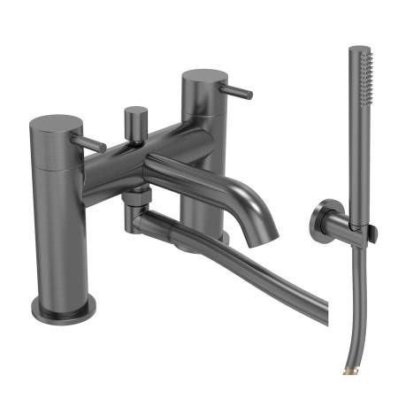 Tavistock Cohort Lever Gunmetal Bath Shower Mixer
