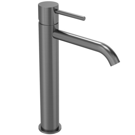 Tavistock Cohort Lever Gunmetal Tall Basin Mixer with Waste