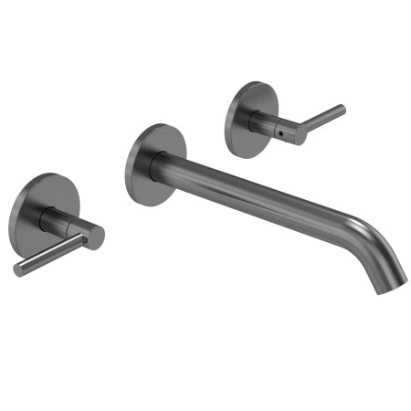 Tavistock Cohort Lever Gunmetal Wall Mounted Basin Mixer