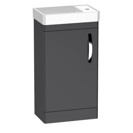 Tavistock Compass 450mm Cloakroom Vanity Unit in Storm Grey