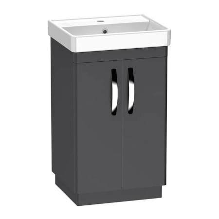 Tavistock Compass 500mm Freestanding Vanity Unit in Storm Grey