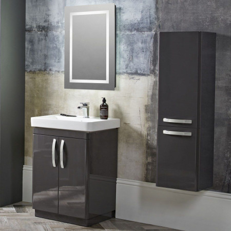 CM500FC Tavistock Compass 500mm Gloss Clay Freestanding Vanity Unit & Basin (3)