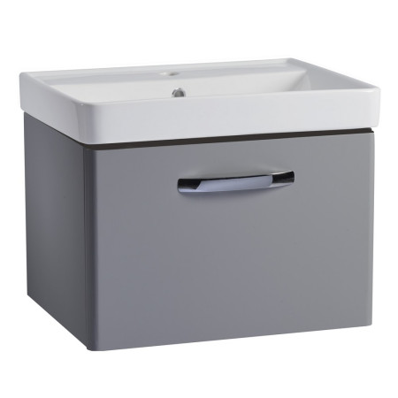 Tavistock Compass 600mm Wall Mounted Unit & Basin Gloss Light Grey