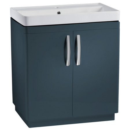 Tavistock Compass 800mm Freestanding Vanity Unit in Oxford Blue