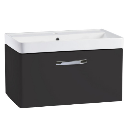 Tavistock Compass 800mm Gloss Clay Wall Hung Unit with Ceramic Basin