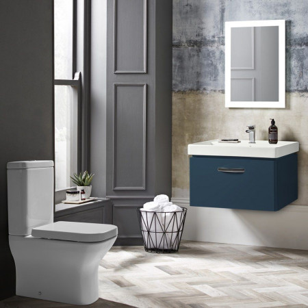CM800WOB Tavistock Compass 800mm Wall Hung Vanity Unit in Oxford Blue (2)