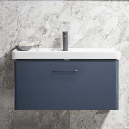 CM800WOB Tavistock Compass 800mm Wall Hung Vanity Unit in Oxford Blue (3)