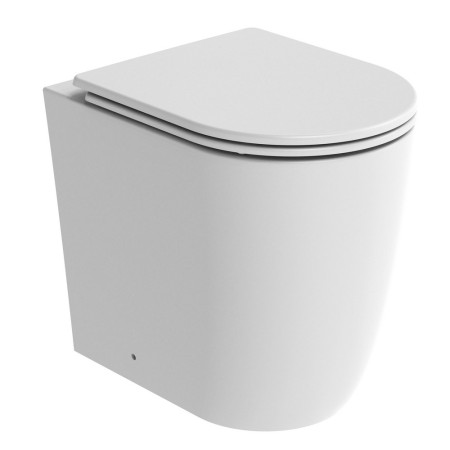 Tavistock Compass Round Back to Wall WC and Seat
