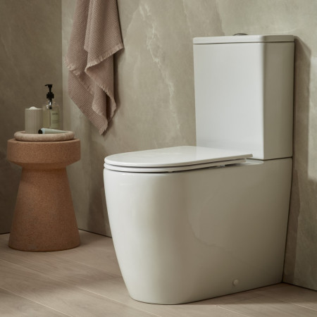 Tavistock Compass Round Fully Enclosed Close Coupled WC with Seat Lifestyle