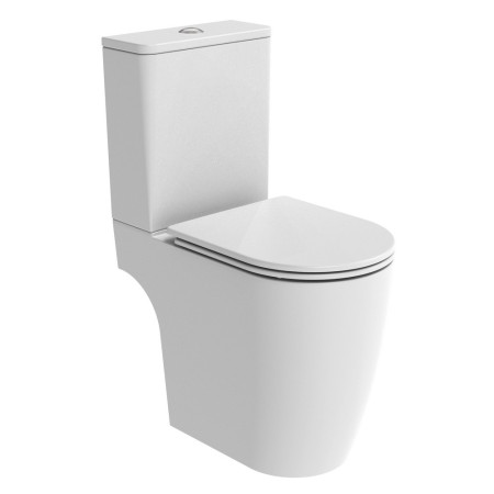 Tavistock Compass Round Open Back Comfort Height Close Coupled WC with Seat