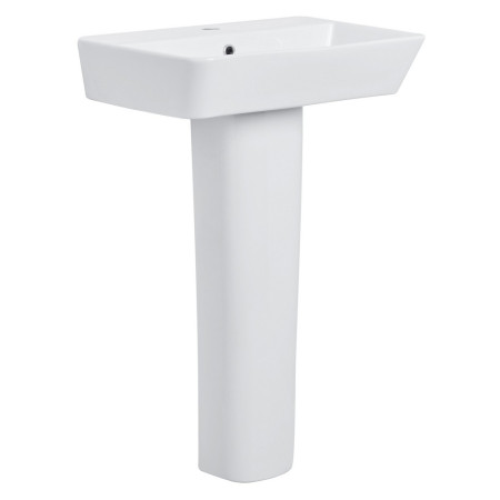 Tavistock Compass Square 550mm Basin and Pedestal