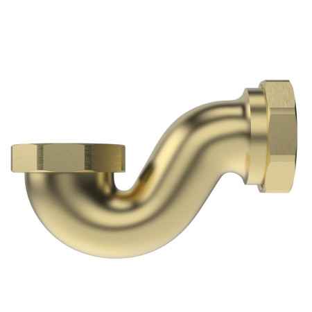 DC17025 Tavistock Exposed P Trap in Brushed Brass
