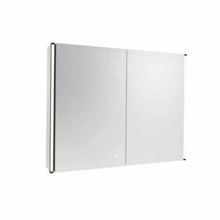 FCC080U Tavistock Facade 800mm Double Door Illuminated Mirrored Cabinet (1)