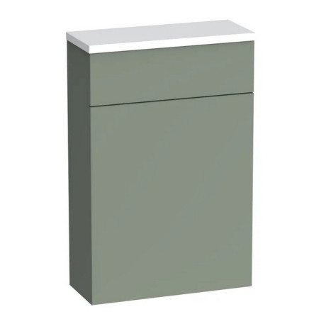 Tavistock Flat Fronted Laurel Green Back to Wall WC Unit