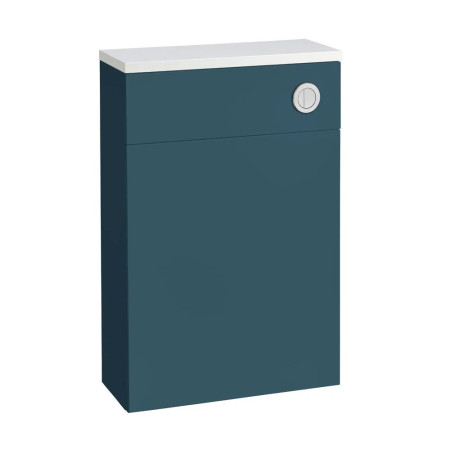Tavistock Flat Fronted Oxford Blue Back to Wall WC Unit