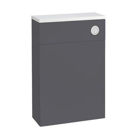 Tavistock Flat Fronted Storm Grey Back to Wall WC Unit