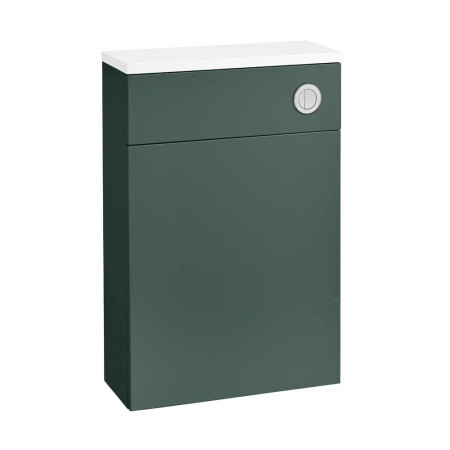 Tavistock Flat Fronted Viridian Green Back to Wall WC Unit