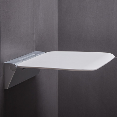 8030 Tavistock Foldable Luxury White Shower Seat (2)