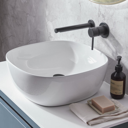 DC12052 Tavistock Foss Square Countertop Basin Lifestyle