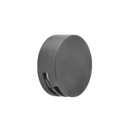 SVACS46 Tavistock Gunmetal Round Overflow Bath Filler