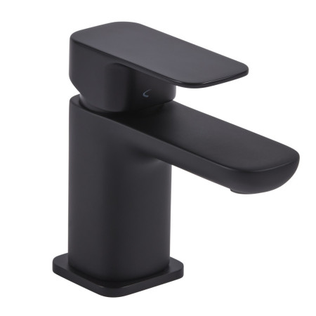 Tavistock Haze Black Mini Basin Mixer with Click Waste