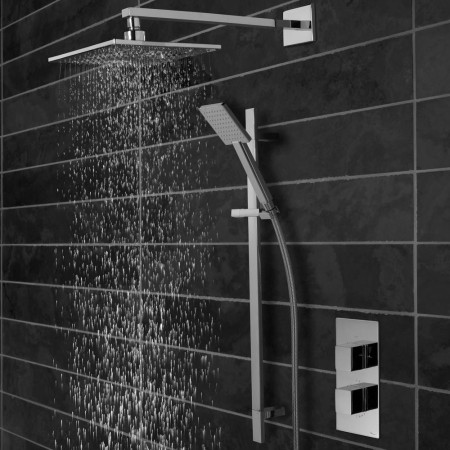 SND1610 Tavistock Index Square Concealed Dual Function Diverter Valve Shower System Lifestyle