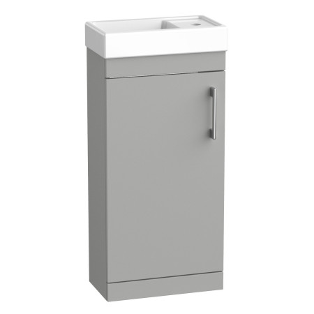 Tavistock Kew 400mm Matt Light Grey Cloakroom Vanity Unit and Basin