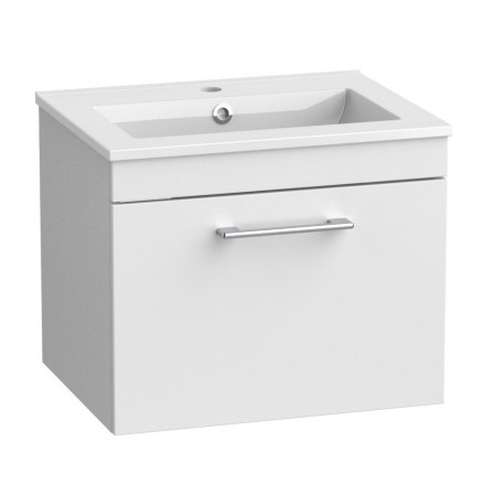 Tavistock Kew 500mm Gloss White Wall Hung Vanity Unit and Basin