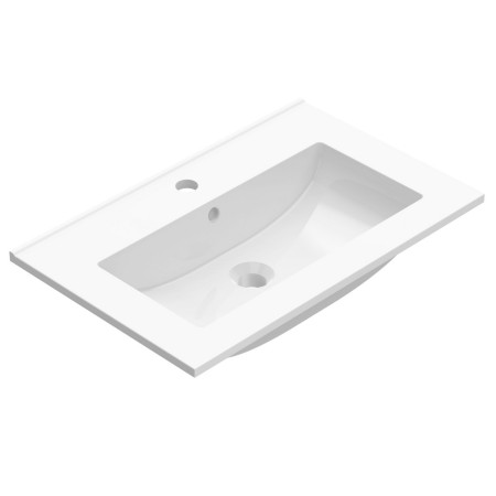 KW6W1VRG Tavistock Kew 600mm Matt Viridian Green Wall Hung Vanity Unit and Basin Ceramic Basin Cut Out