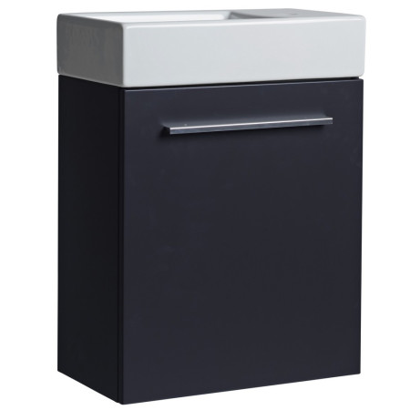 Tavistock Kobe 450mm Wall Mounted Unit & Basin Storm Grey