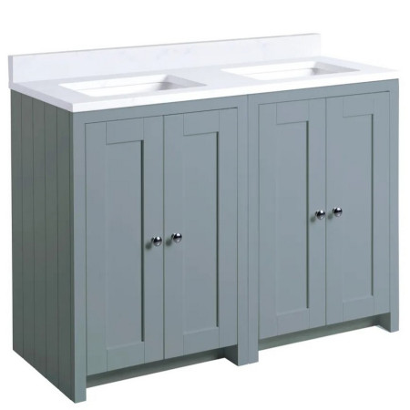 Tavistock Lansdown 1200mm Mineral Blue Underslung Vanity Unit