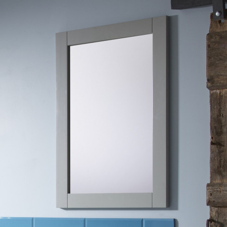 LAN600MPG Tavistock Lansdown 570 Wooden Framed Mirror in Pebble Grey (3)