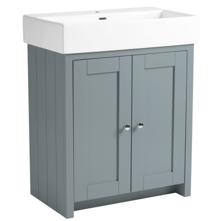 Tavistock Lansdown 700mm Mineral Blue Vanity Unit